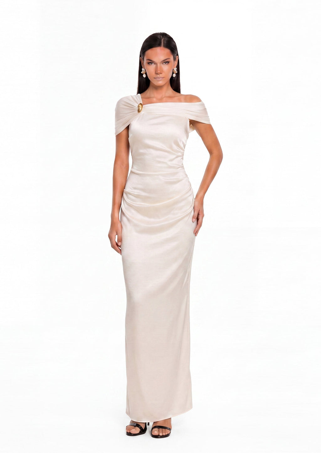 Valerian Satin Maxi Dress