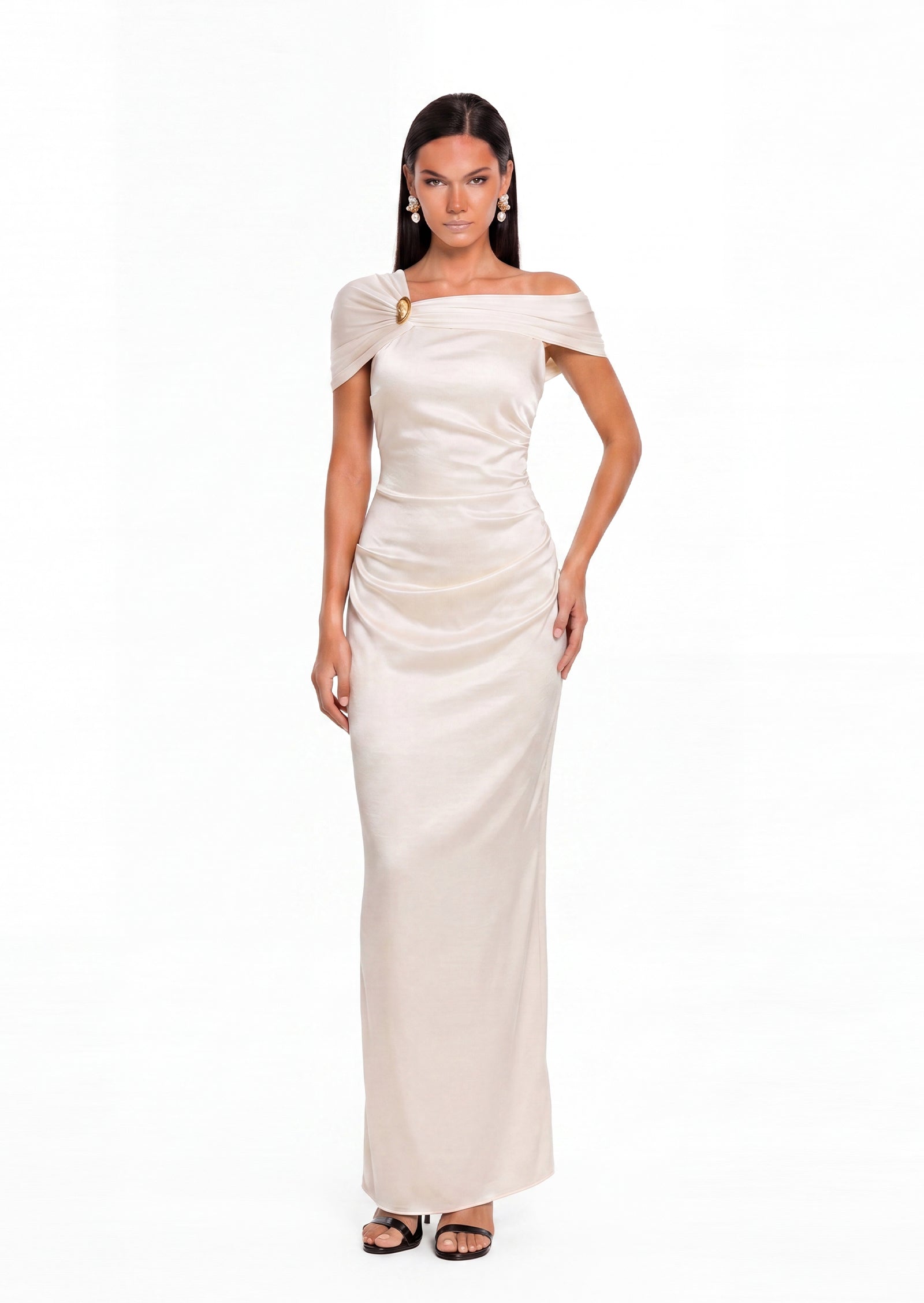 Valerian Satin Maxi Dress