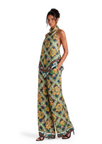 Italian-Inspired Scarf Print Resort Set