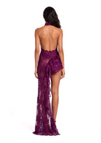 Habib Halter Neck Lace Maxi Dress