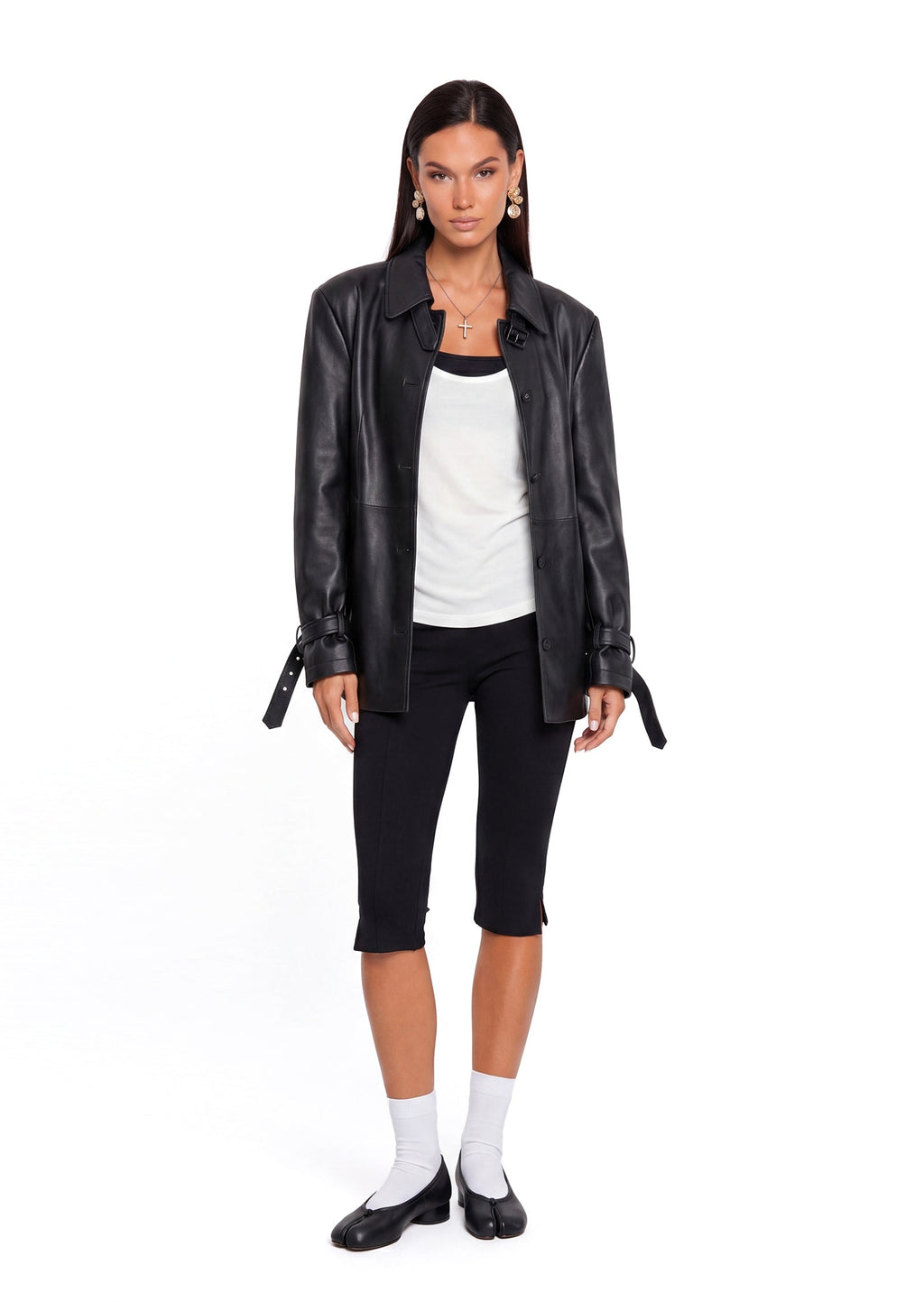 Emersyn Capri Pants In Black