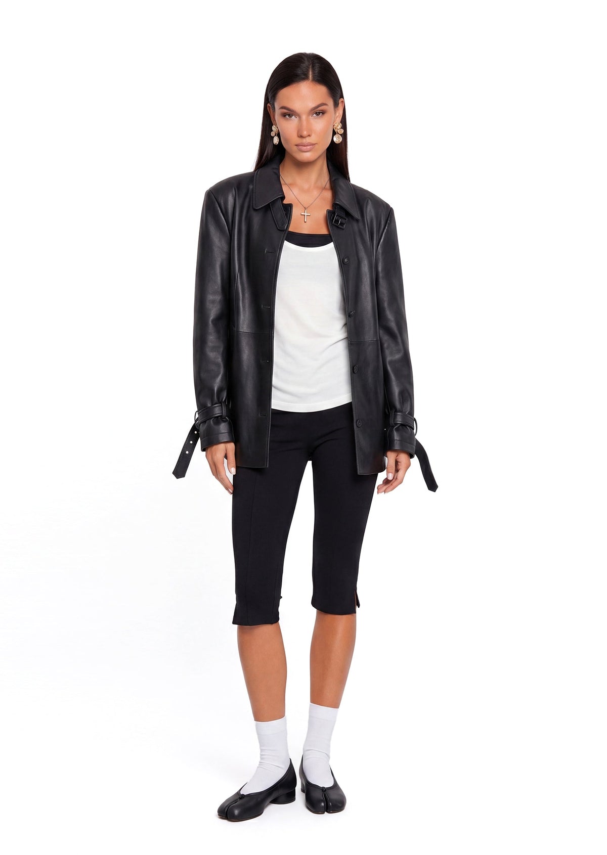 Emersyn Capri Pants In Black
