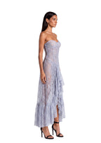 Kaavia Strapless Lace Maxi Dress