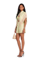 Tacy Tassel Trimmed Shawl & Shorts Set