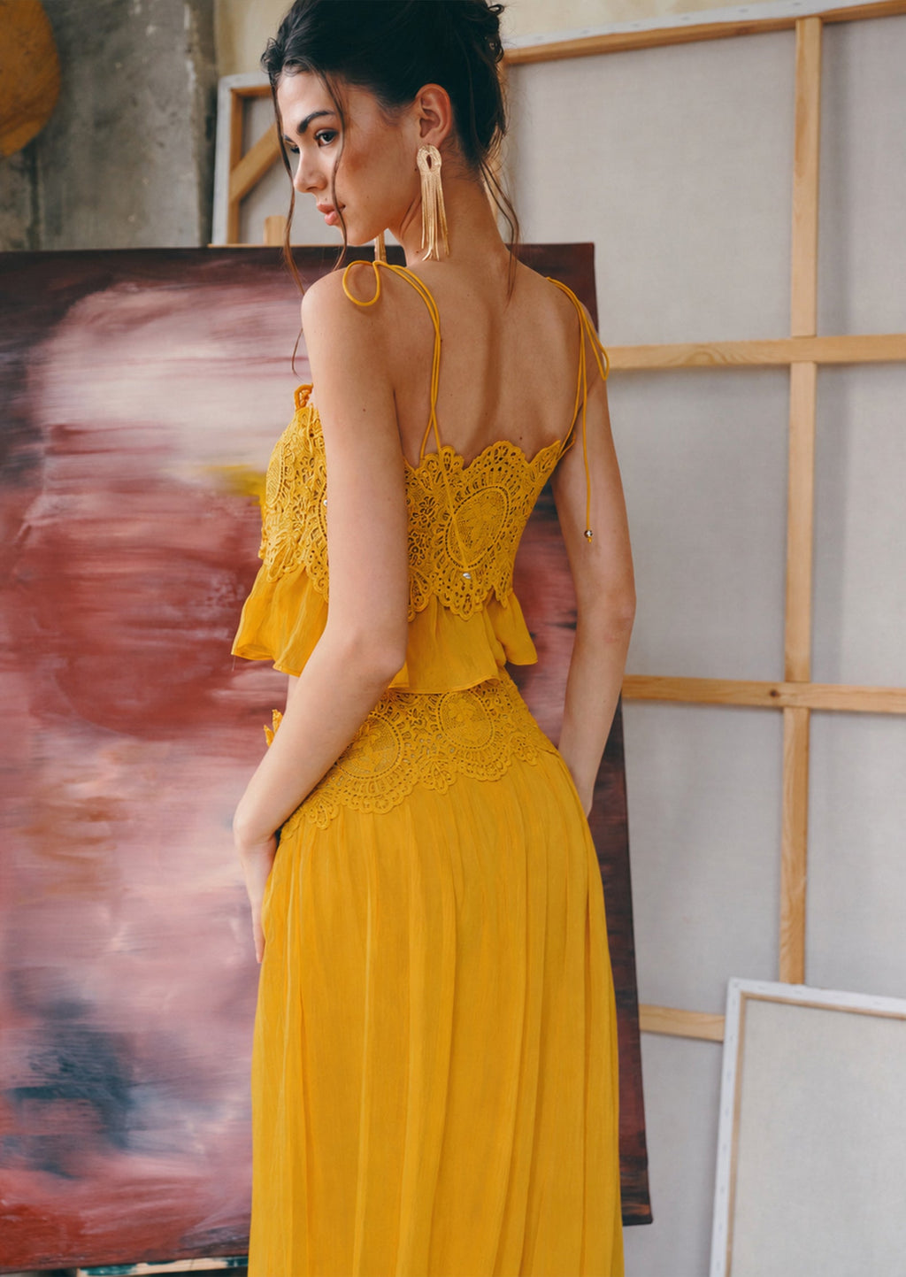 ( 60% OFF Final Week ) Luenie Chiffon Top & Pant Two Piece Set - 8 colors