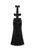 Walid Halter Neck Maxi Dress In Black