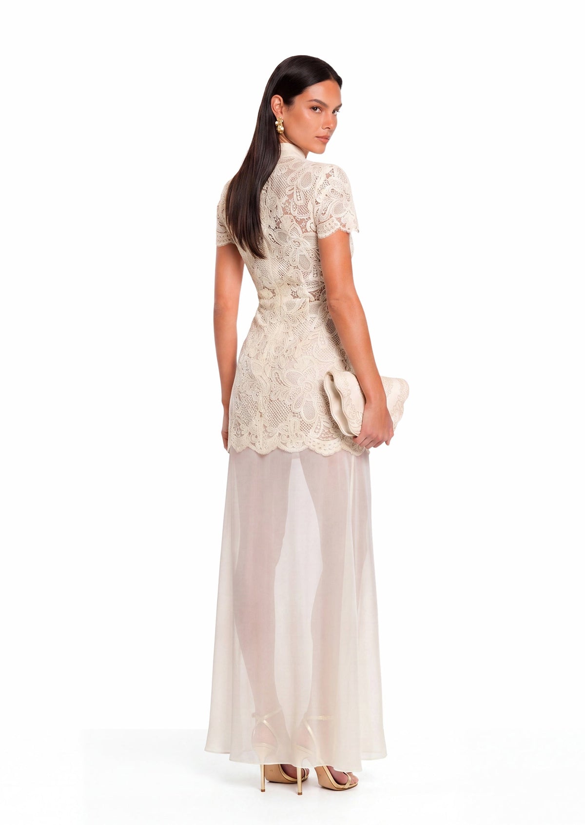 Ickett Lacey Set Maxi Dress