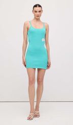 Print Knit Mini Dress