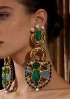 Ector Gemstone Stud Earrings