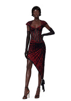 Mabel Open Back Lace Midi Dress
