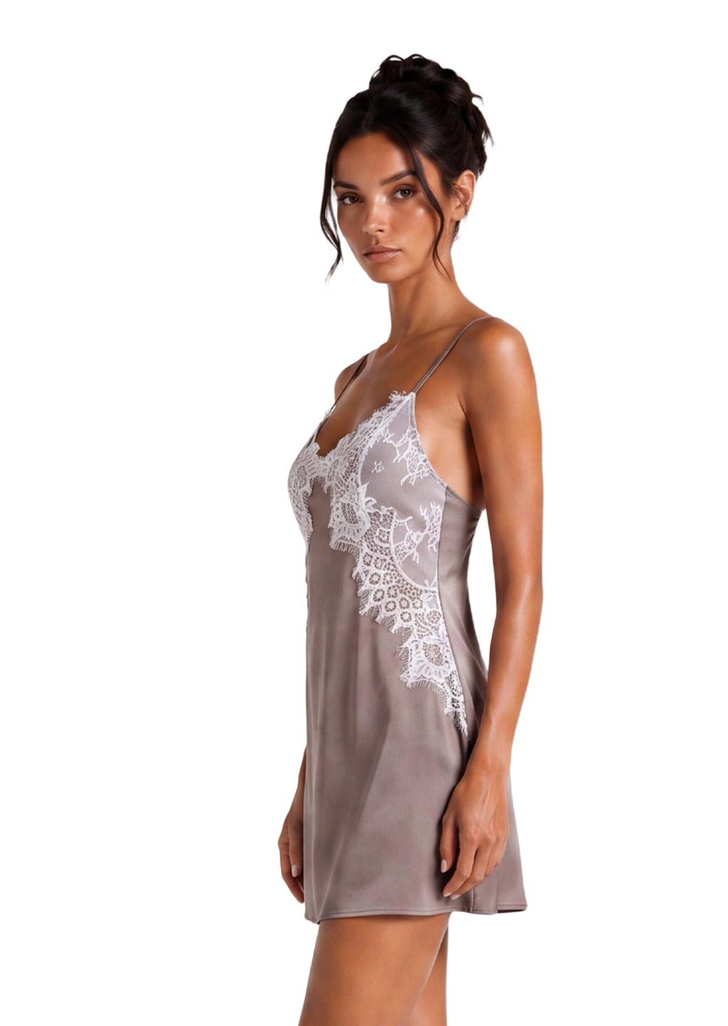 Jackie Lace Sleeveless Mini Dress