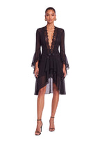 Naaji Long Sleeve Lace Mini Dress