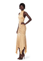 Kaede High Neck Sleeveless Midi Dress