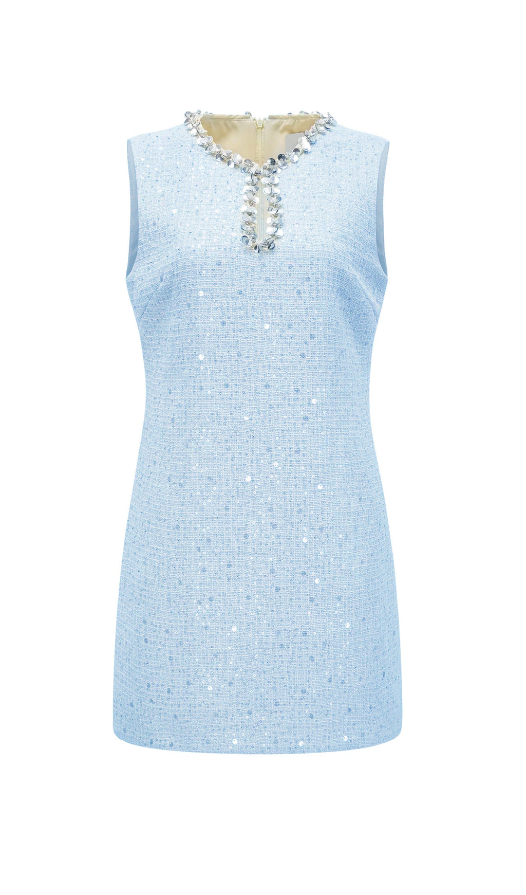 Sequin Boucle Mini Dress