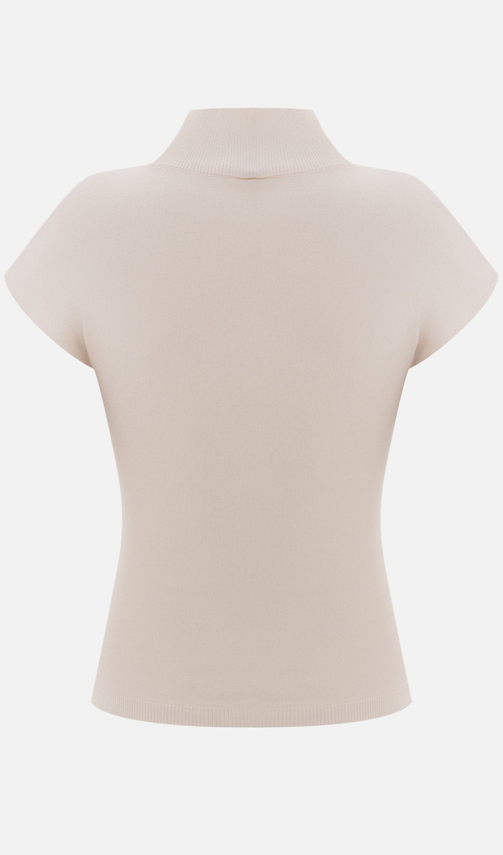 Sleeveless Knitted With Pleats Top