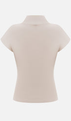 Sleeveless Knitted With Pleats Top