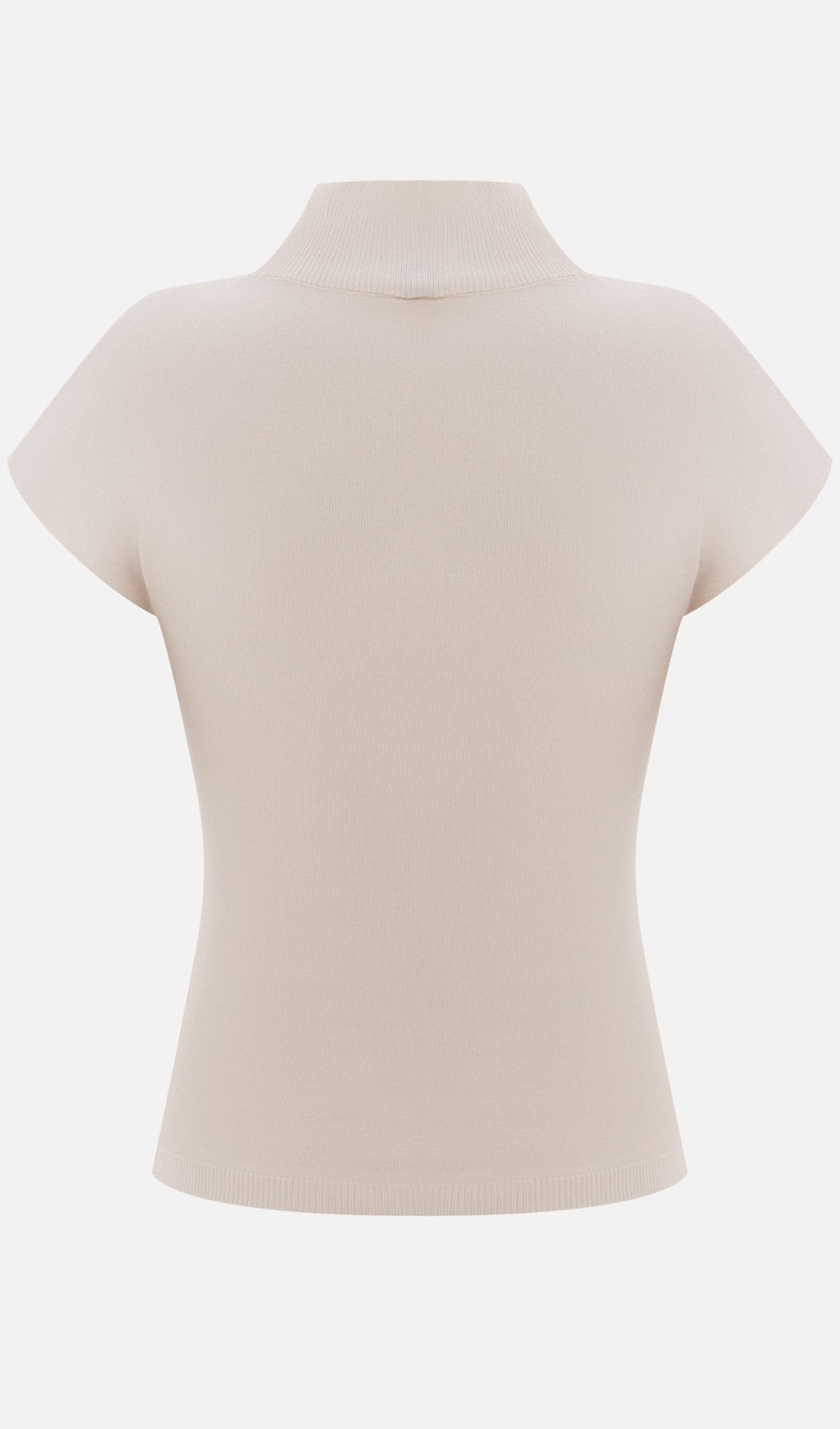 Sleeveless Knitted With Pleats Top