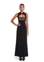 Yakubu Lace-Trimmed Maxi Dress In Black