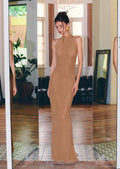 Jaana High Necked Sleeveless Maxi Dress