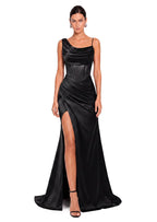 Ladarius Sleeveless Satin Maxi dress