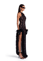 Mayhem Sleeveless Lace Maxi Dress In Black