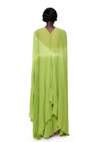 Qacha Halter Neck Maxi Dress In Green