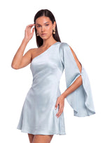Nahal Satin Off Shoulder Mini Dress