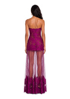Habiba Strapless Lace Maxi Dress