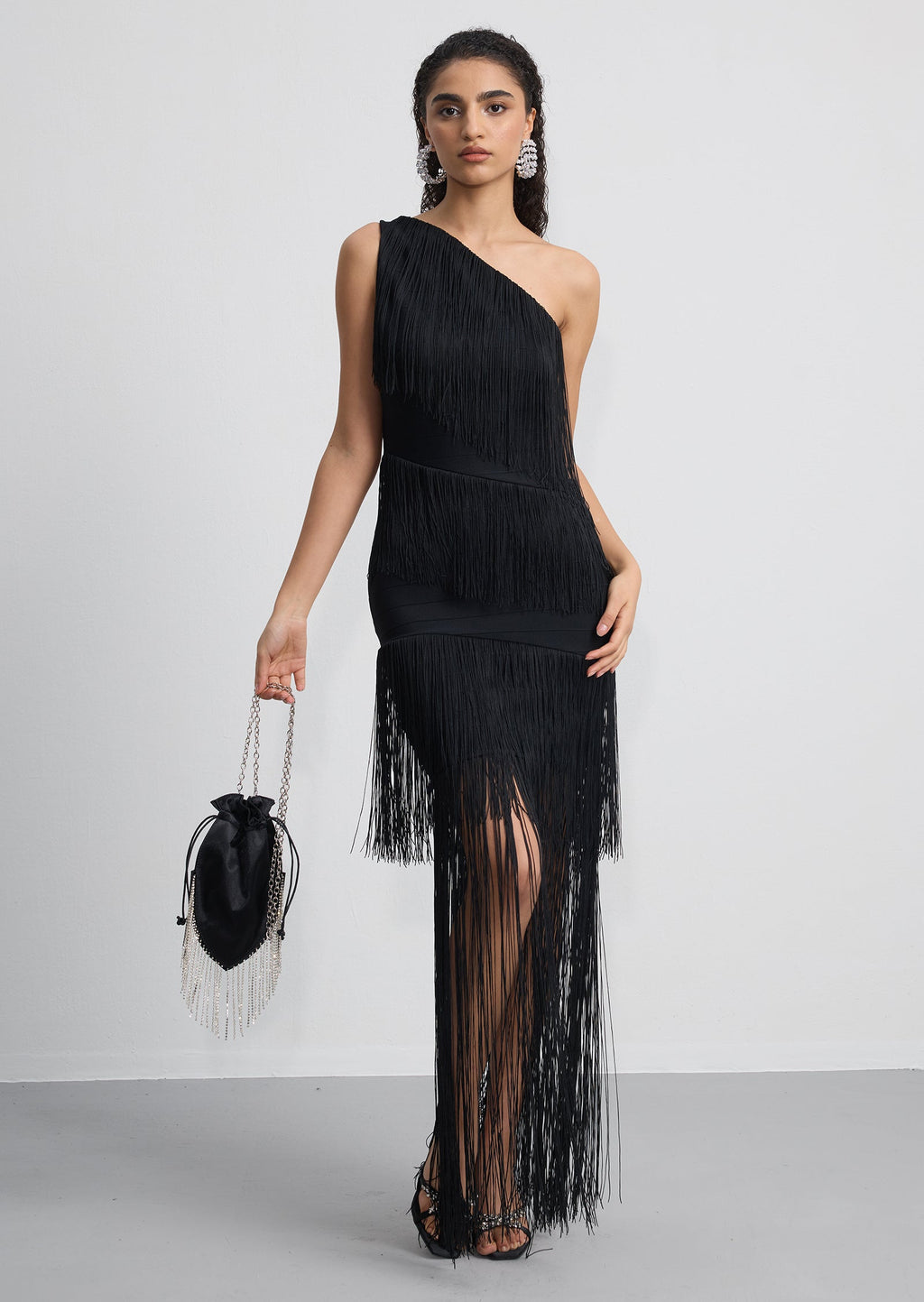 Crystal Fringe Handbag