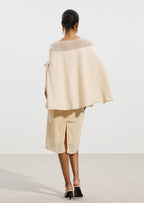 Pearl Trimmed Cape Shirt