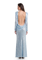 Nabila Open Back Sequin Maxi Dress