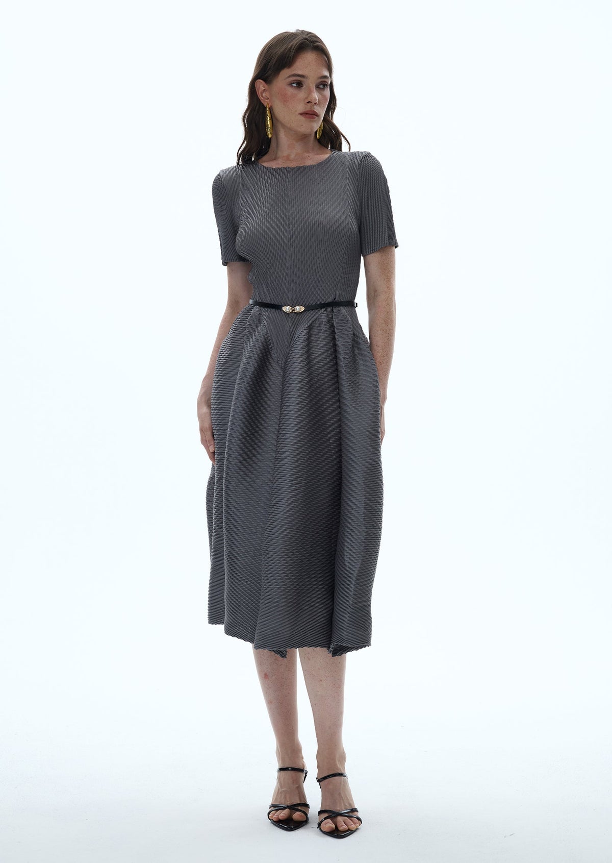 Macaulay High-Elasticity Midi Dress