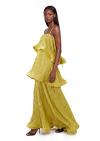 Aasimah Satin Sleeveless Maxi Dress