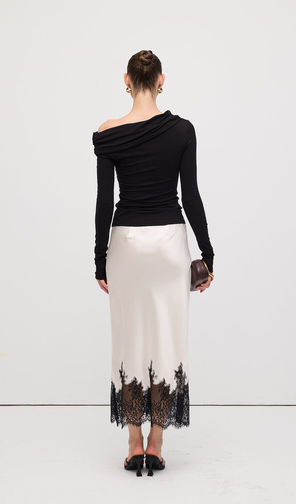 Pleated Off Shoulder Top