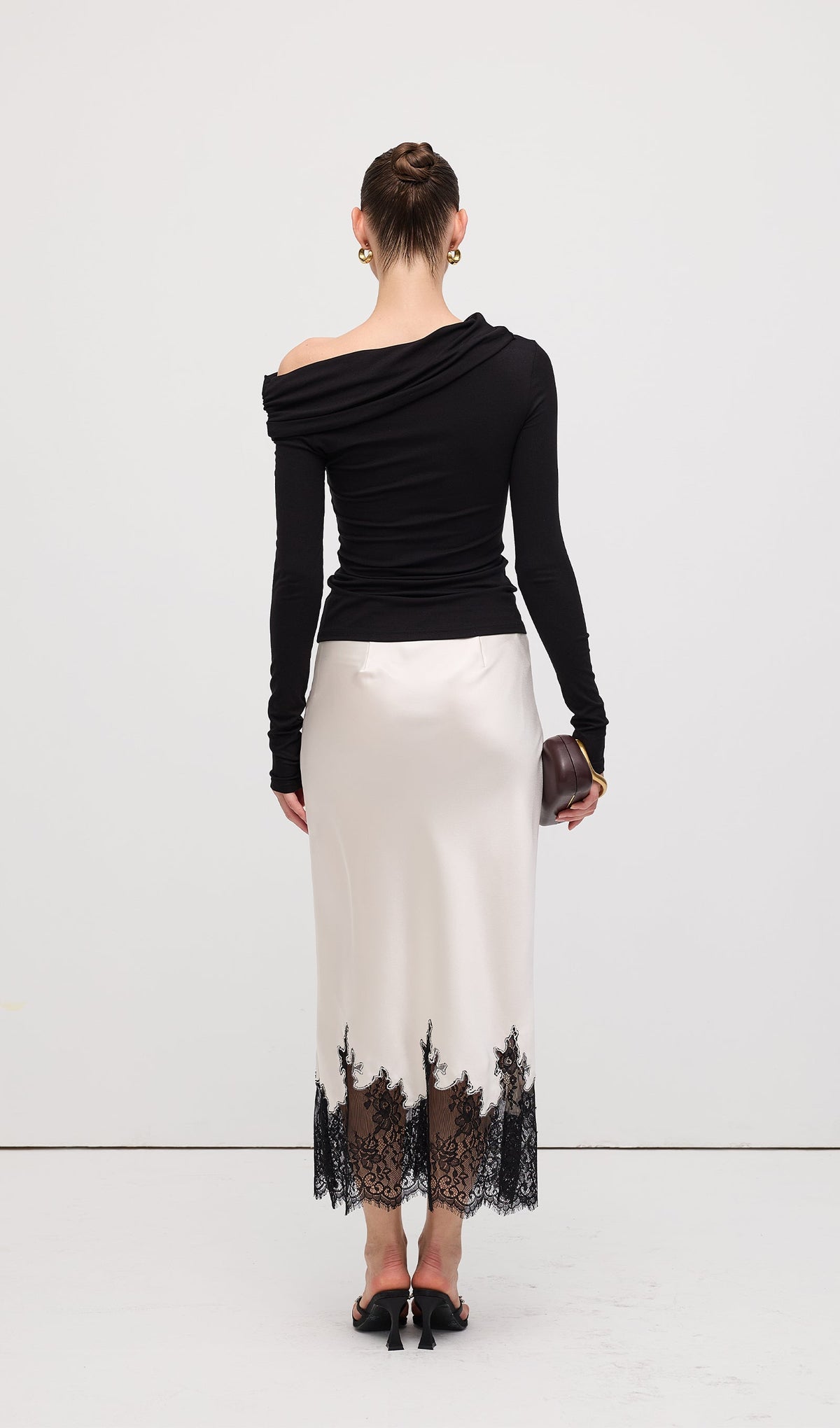 Pleated Off Shoulder Top