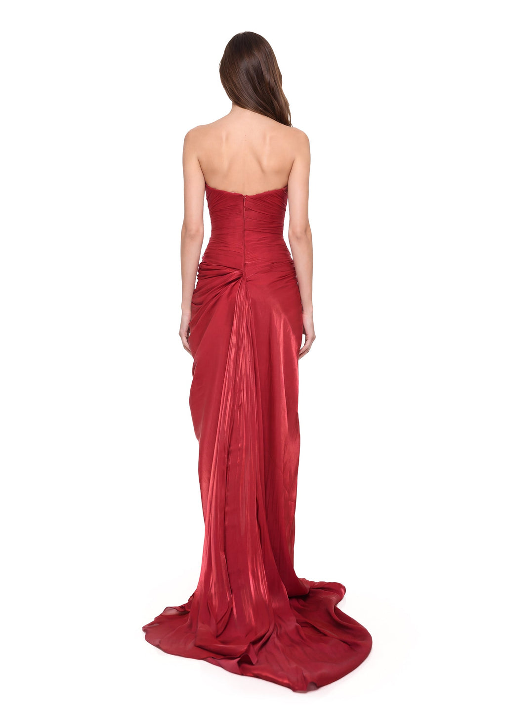 Dagna  Lace  Satin Maxi Dress