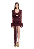 Kaida Long Sleeve Lace Mini Dress