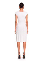 Gaetano Knitted Midi dress In White
