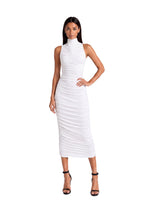 Cabernet Sleeveless Pleated Midi Dress