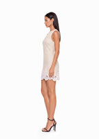 Sachet Sleeveless Lace Mini Dress