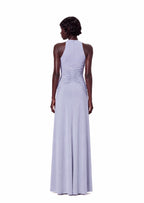 Minami Halter Neck Pleated Maxi Dress