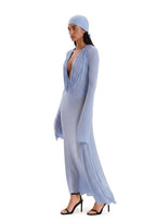 Kazi Long Sleeved Sheer Midi Dress