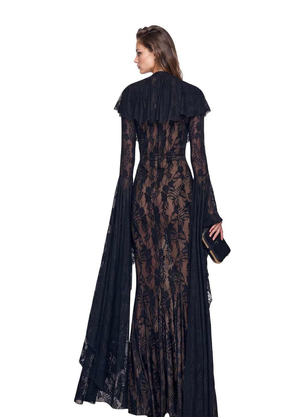 Zagiri  Ruffled  Maxi Dress In Black