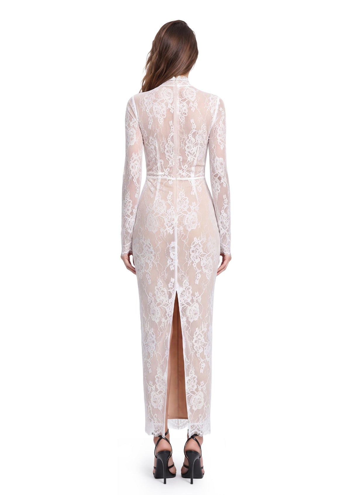 Daichi Long Sleeve Lace Maxi Dress