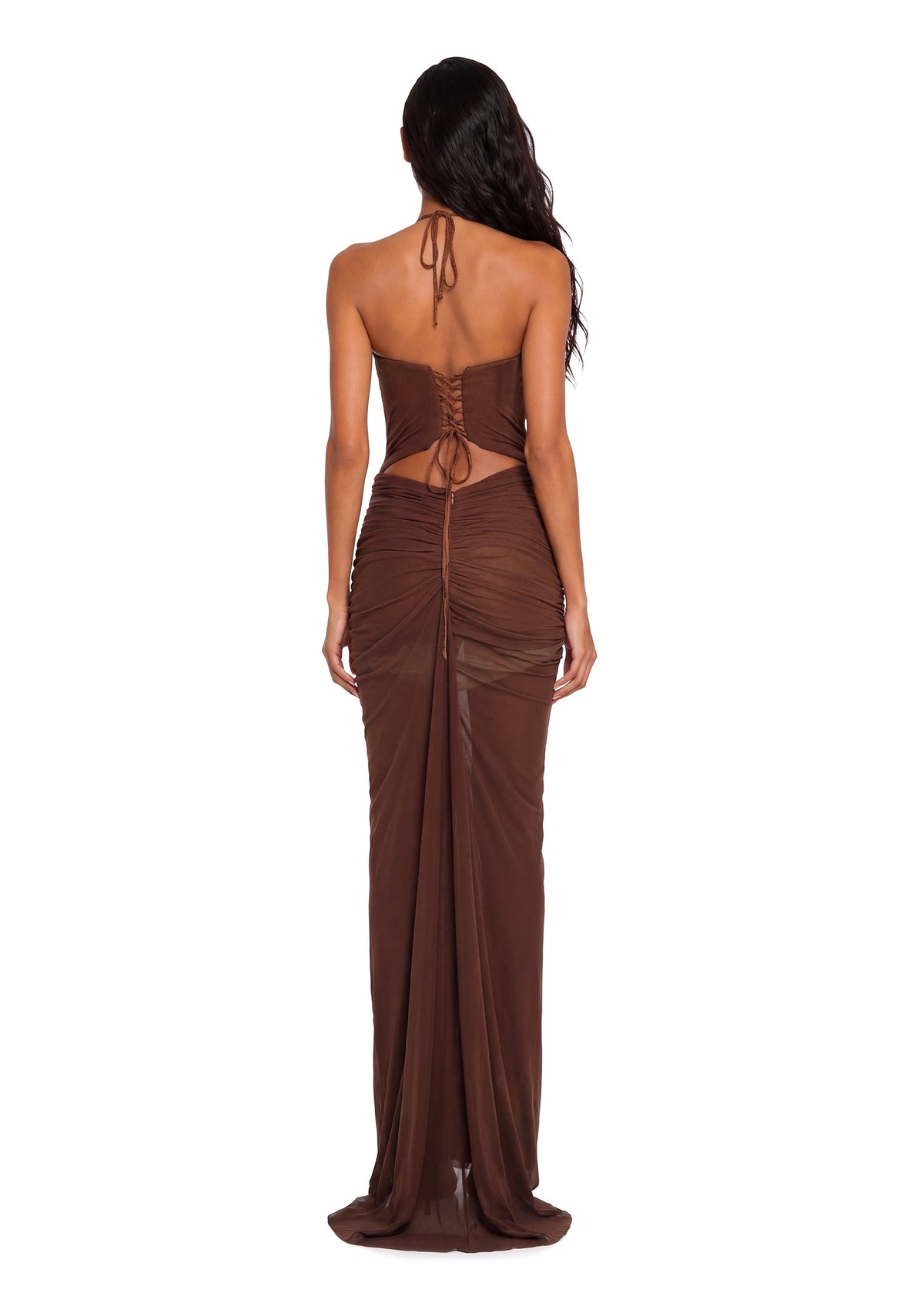 Daemon Sheer Lace Maxi Dress