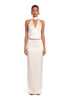 Lakelynn Satin Halter Top & Skirt Set