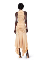 Kaede High Neck Sleeveless Midi Dress