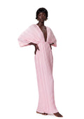 Sabah Pleated Drop Shoulder Maxi Dress