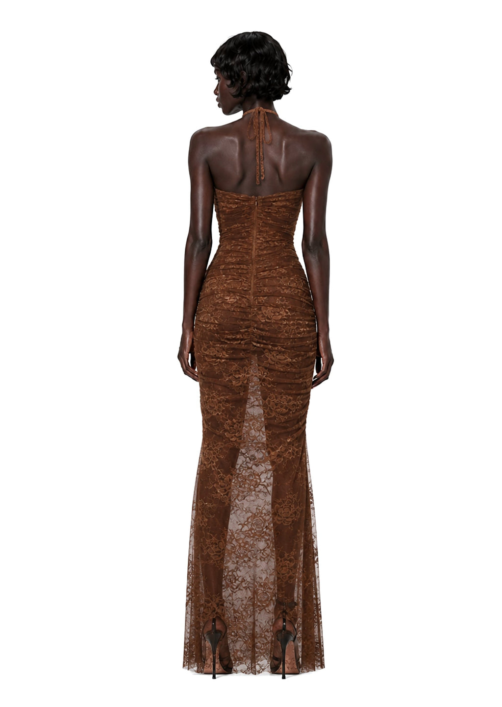 Dafydd Sleeveless Lace Maxi Dress