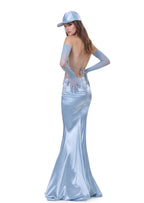 Qabil Tasseled Rhinestone Mermaid Skirt Set